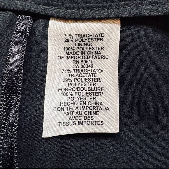 Anne Klein, Black Pencil Skirt, Size 14, Classic Office Business Skirt - Picture 9 of 10